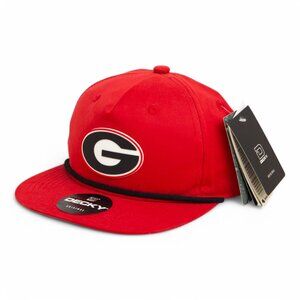 Georgia Bulldogs Power G 3D Classic Rope Hat- Red/ Black